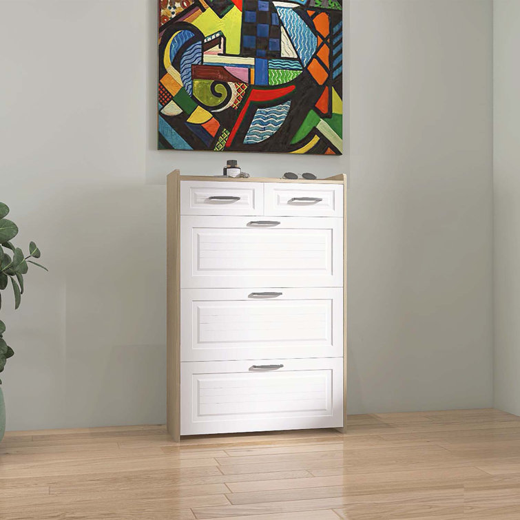 Wayfair white best sale shoe cabinet